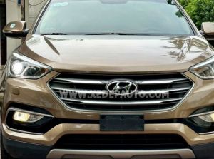 Xe Hyundai SantaFe 2.2L 4WD 2016 Nâu, Nội Thất Kem