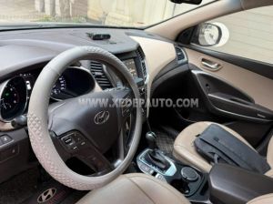 Xe Hyundai SantaFe 2.4L 4WD 2018 Đen, Nội Thất Kem